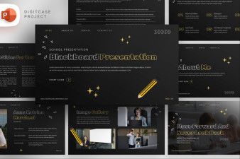 Blackboard PowerPoint Presentation Template